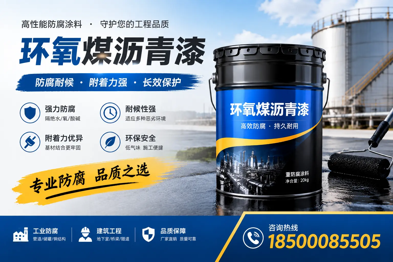 如何选择适合的环氧煤沥青漆?江门市场选型指南